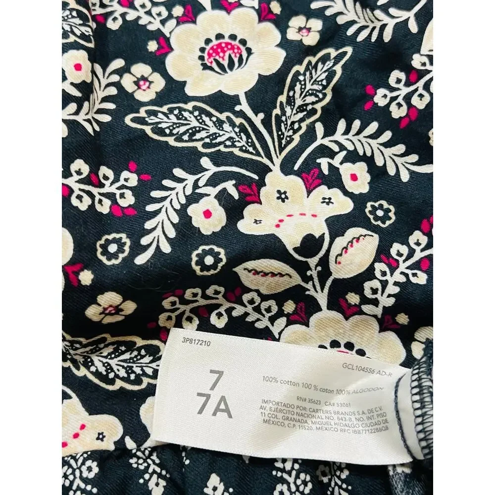 NWT❤️Carter’s Floral Cotton Dress sz7